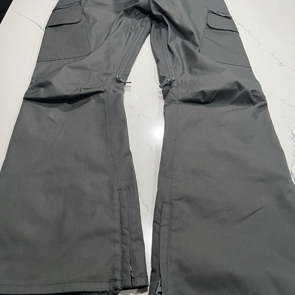 Women’s Burton Gloria Snowboard Pants Size XL Short Gray